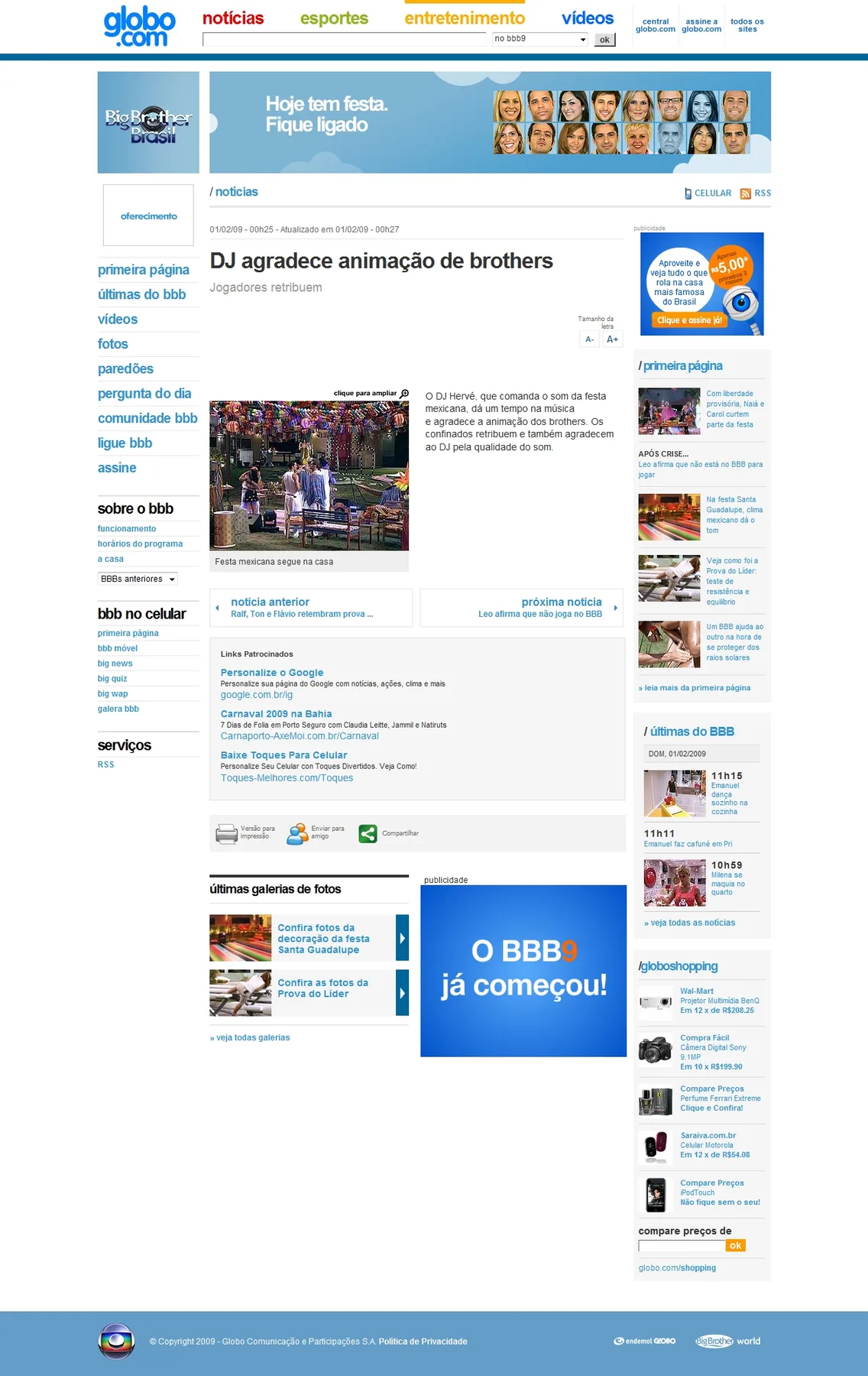 Big Brother Brasil 9 archive capture 01