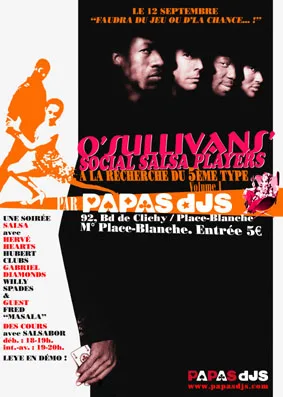 O’Sullivans Salsa poster